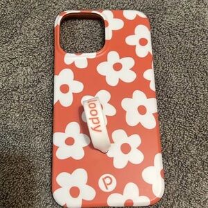 Loopy Case Red and White Floral Phone Case